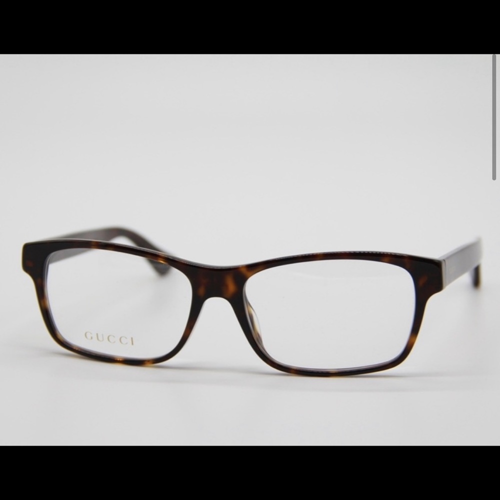 NEW GUCCI GG0006OA 011 HAVANA UNISEX EYEGLASSES GUCCI GG0006 EYEWEAR GUCCI - Picture 2 of 4